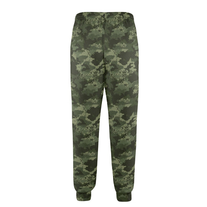 Army Camouflage Pattern Print Design 02 Men's Casual Track Pants