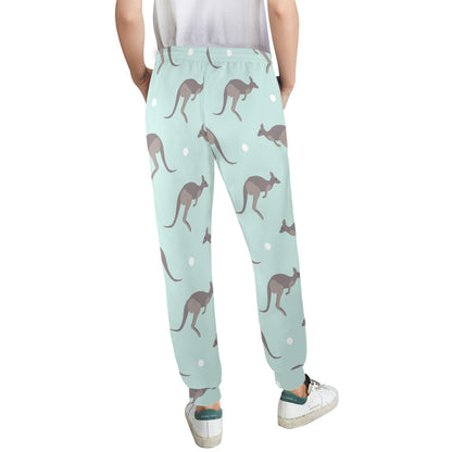 Kangaroos Pattern Print Design 04 Women's Casual Track Pants