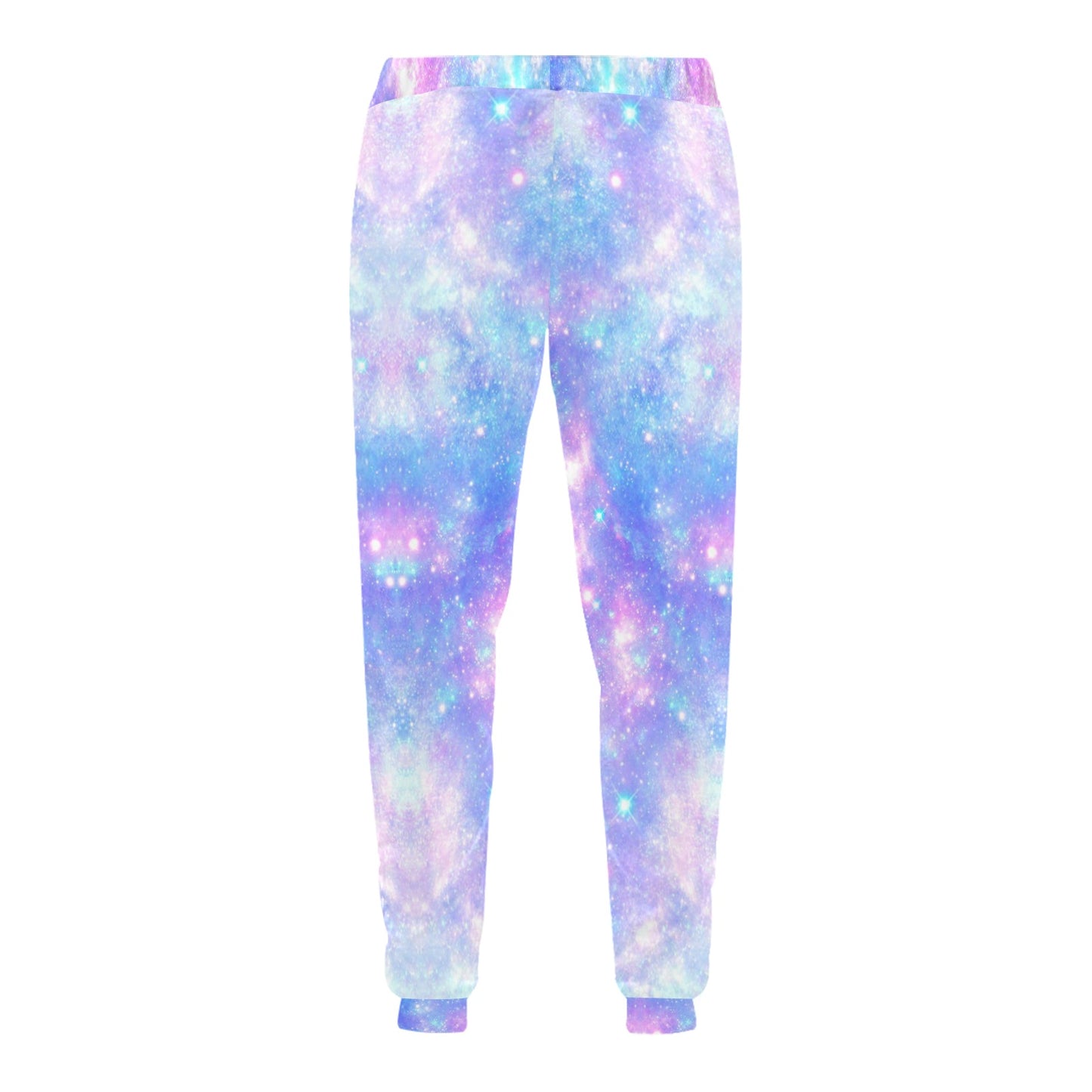 Galaxy Stardust Pastel Color Print Men's Sweatpants