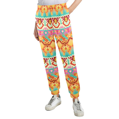 Aztec Pattern Print Design 03 Women's Casual Track Pants