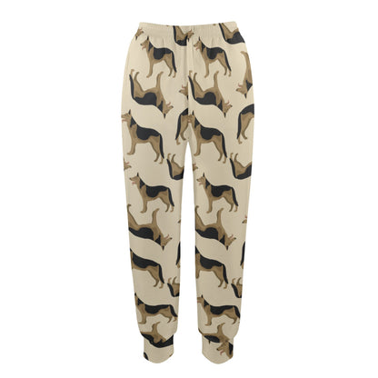 German Shepherd Design Print Pattern JJ0255 Women's Casual Track Pants