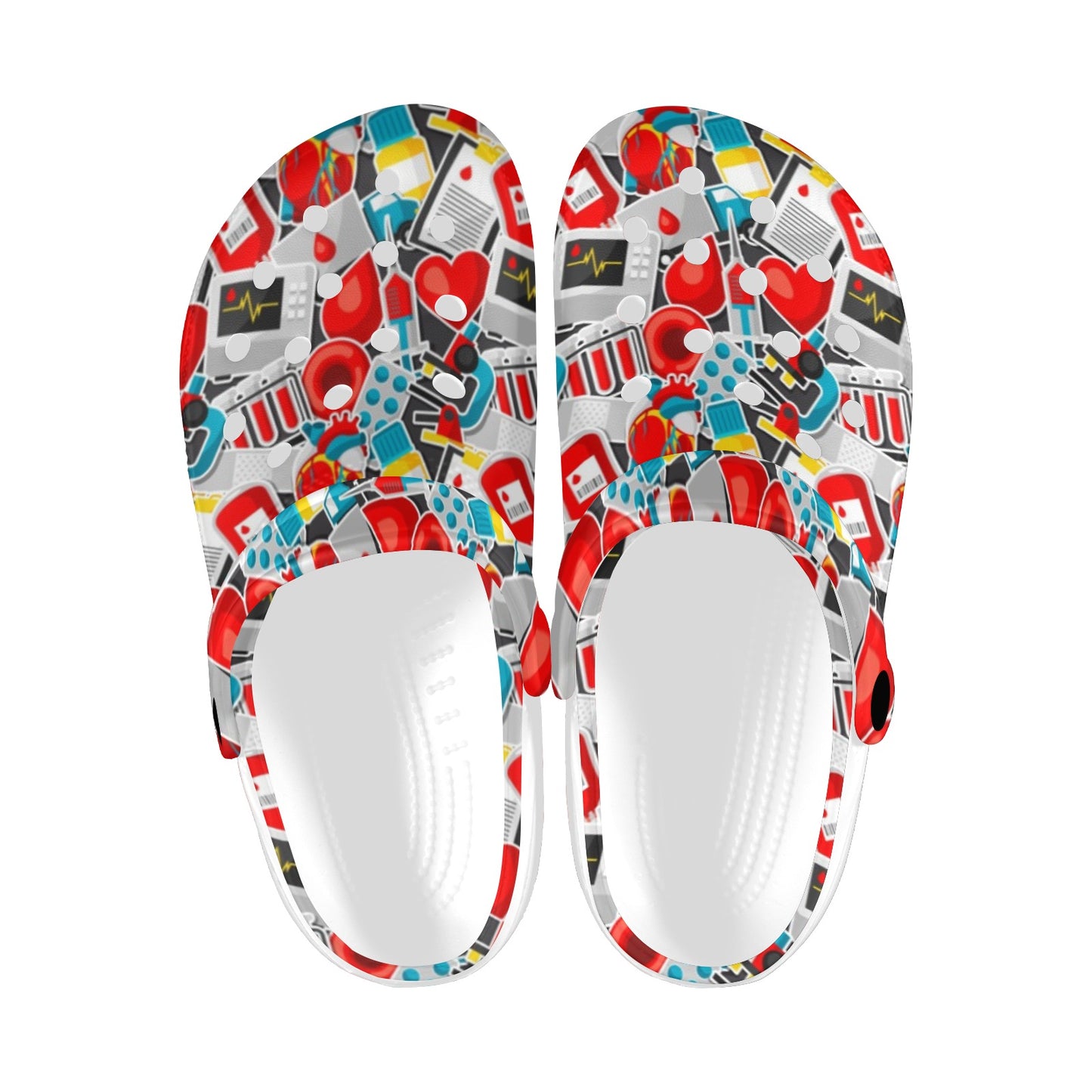 Phlebotomist Medical Themed Unisex Clogs Shoes