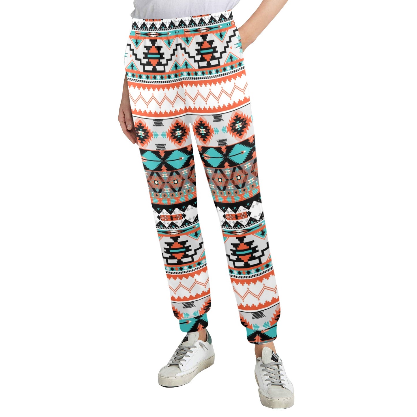 Tribal Aztec Indians pattern Women's Casual Track Pants