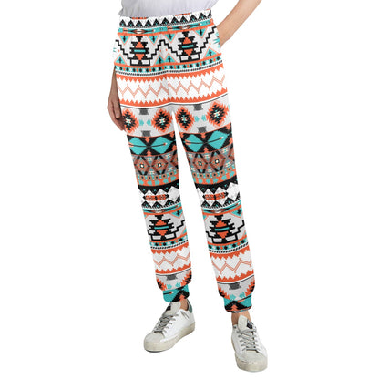 Tribal Aztec Indians pattern Women's Casual Track Pants
