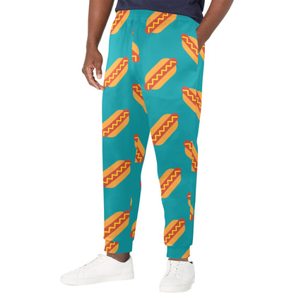 Hot Dog Pattern Print Design 03 Men's Casual Track Pants