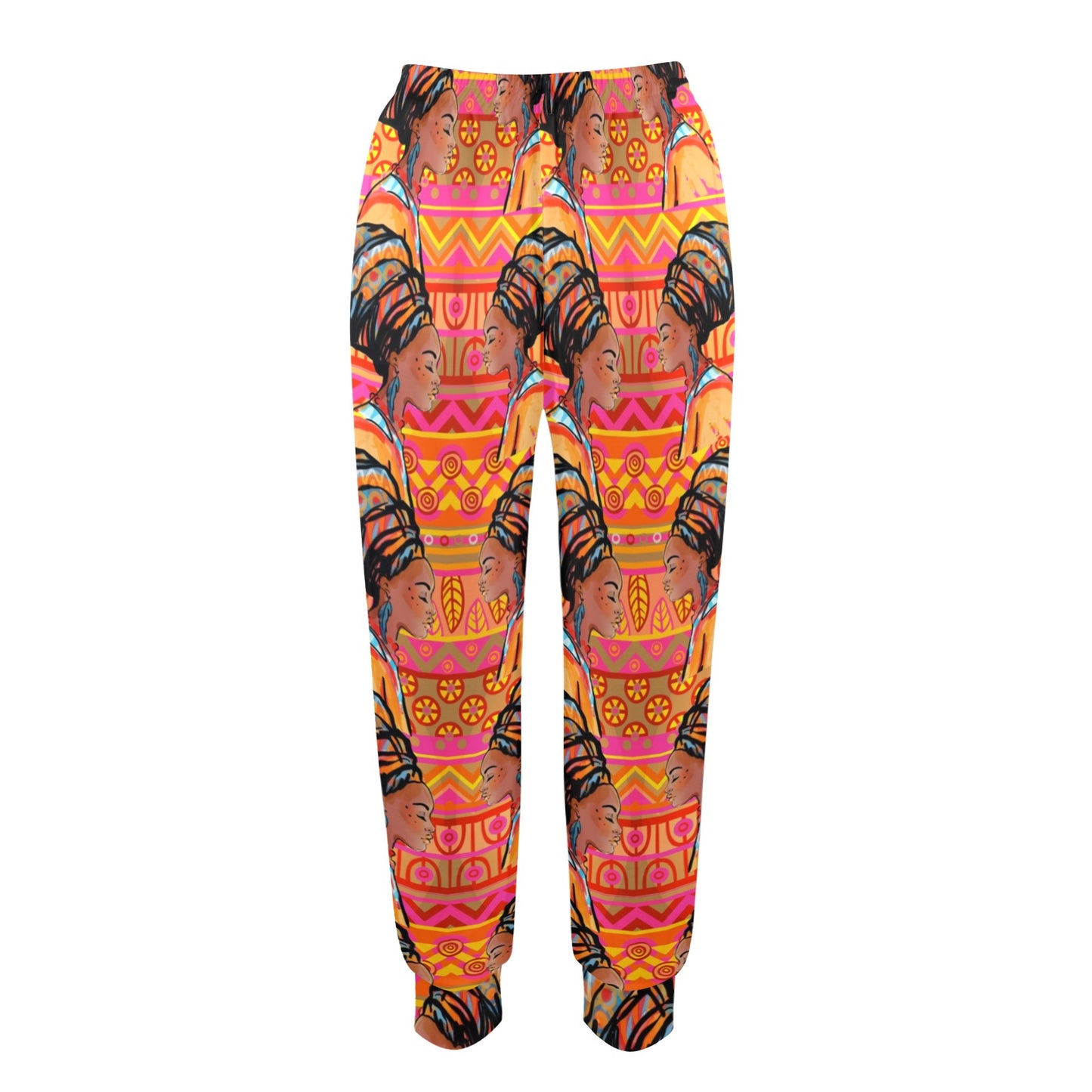African Girl Aztec Women's Casual Track Pants
