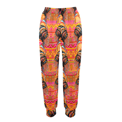 African Girl Aztec Women's Casual Track Pants