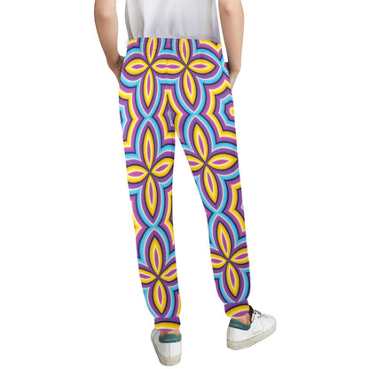 Optical illusion Pattern Print Design A03 Women's Casual Track Pants