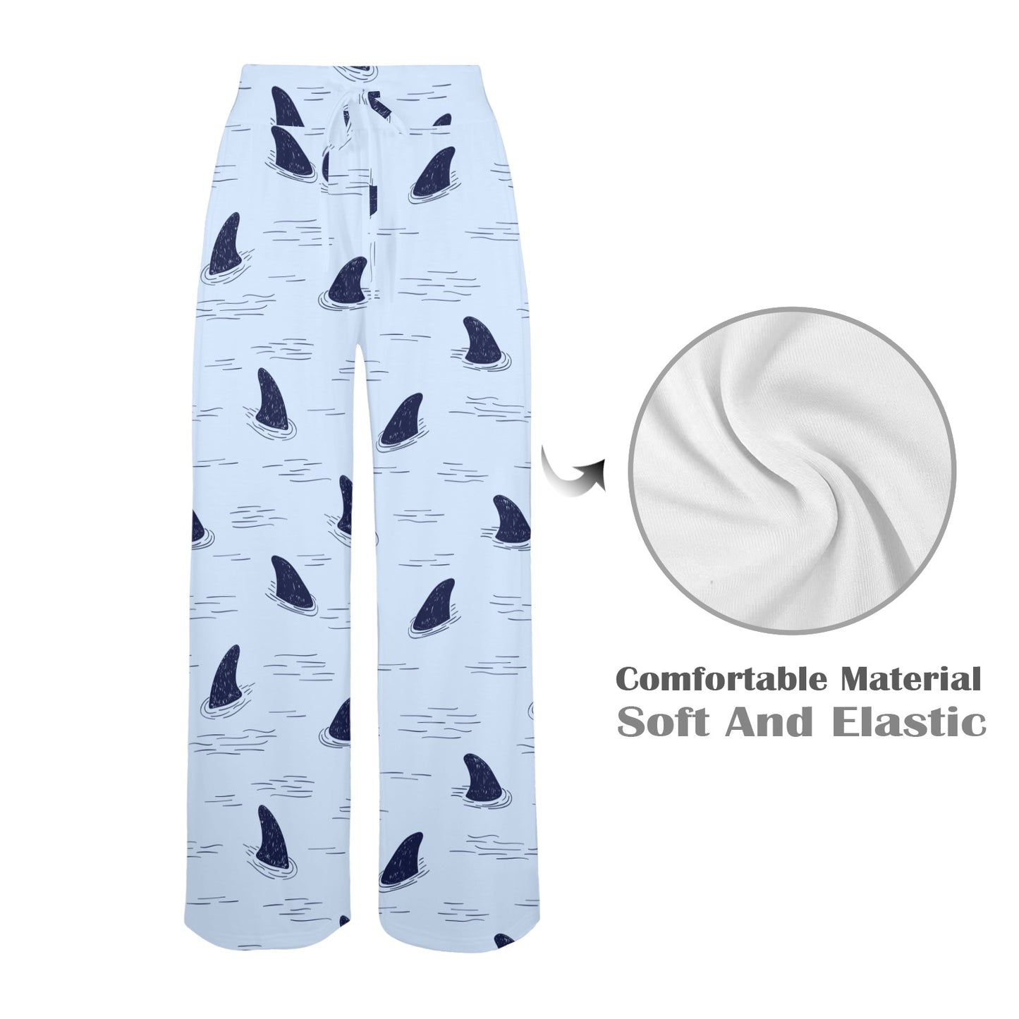 Shark Fin Women's Wide Leg Lounge Pants