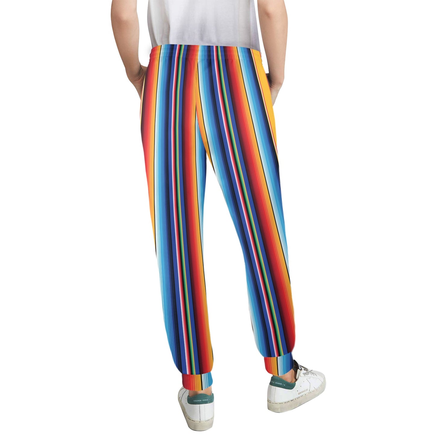 Mexican Blanket Stripe Print Pattern Women's Casual Track Pants