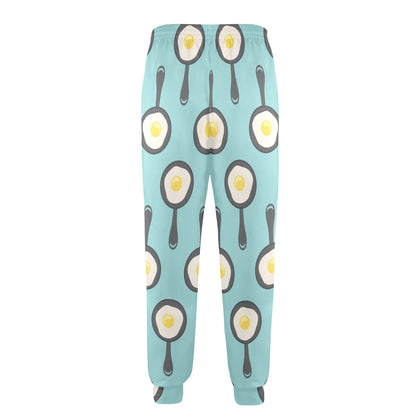 egg Design Print Pattern JJ0165 Men's Casual Track Pants