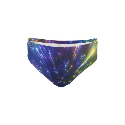 Celestial Rainbow Speed Light Men's Swimming Briefs