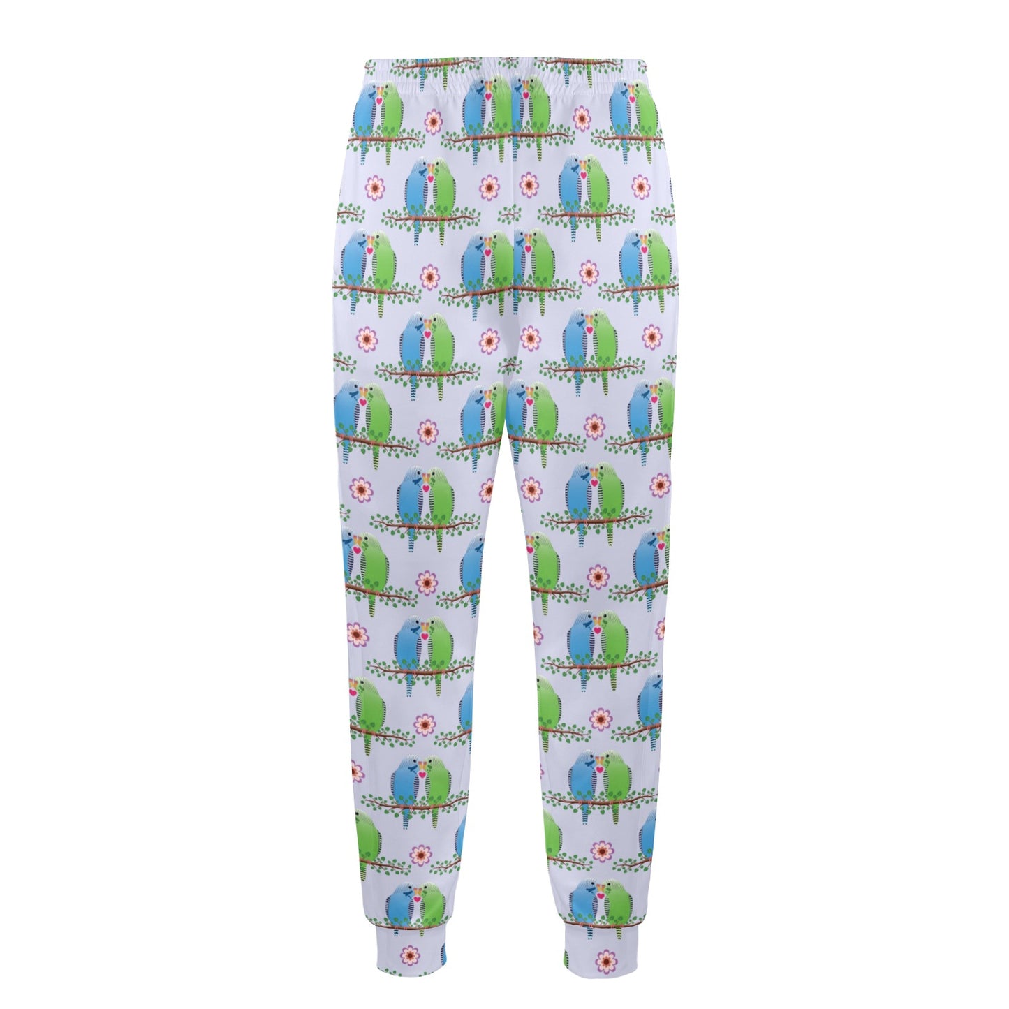 Budgerigar Pattern Print Design 05 Men's Casual Track Pants