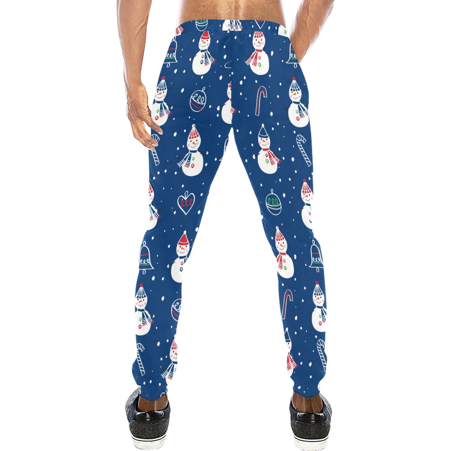Snowman Print Design LKS306 Men's Sweatpants