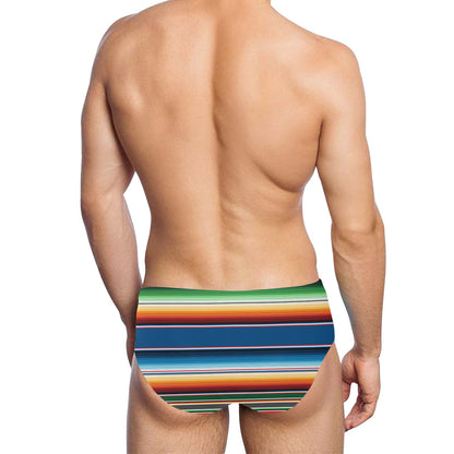 Serape Print Design LKS303 Men's Swimming Briefs