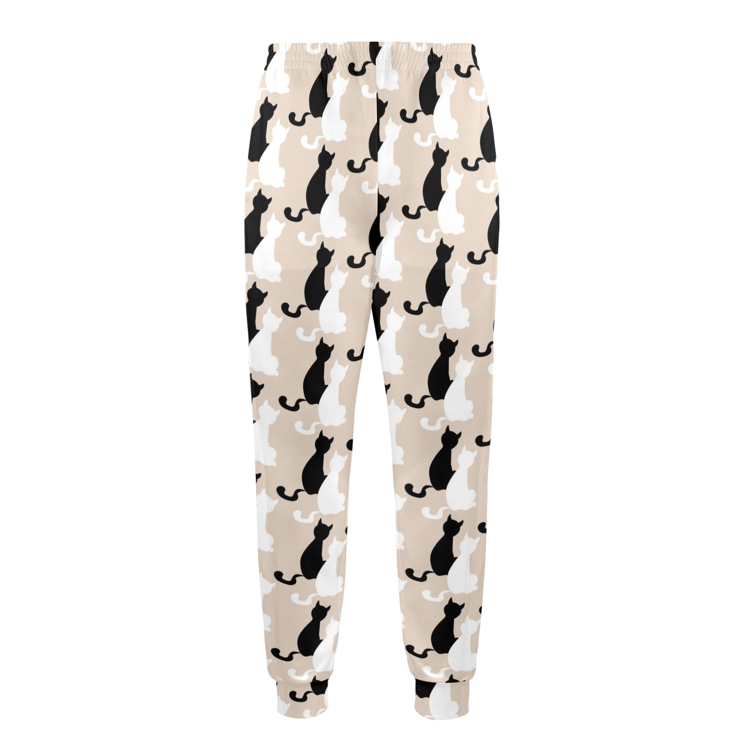 Cat Pattern Print Design 04 Men's Casual Track Pants