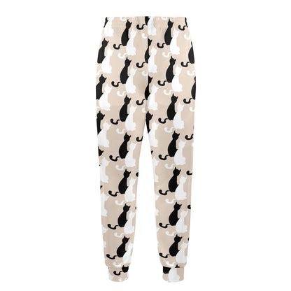 Cat Pattern Print Design 04 Men's Casual Track Pants