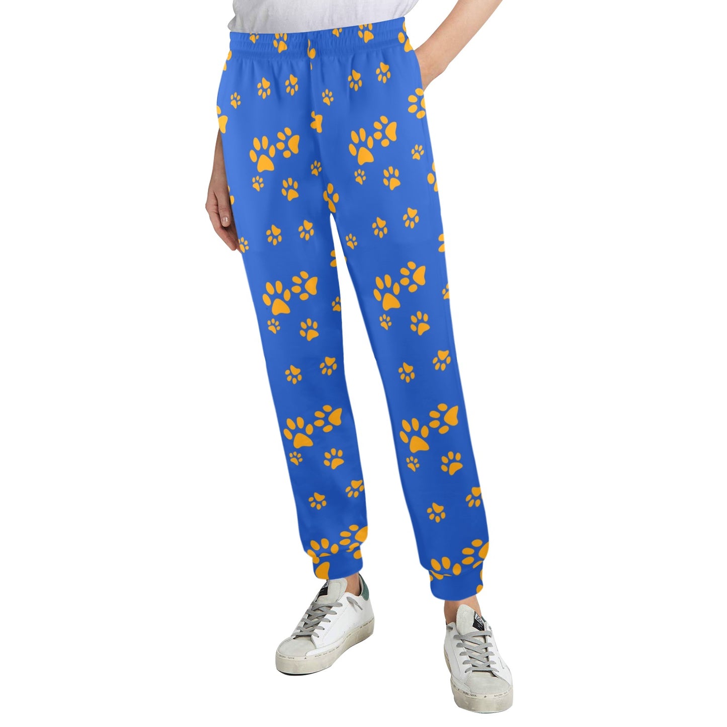 Paw Pattern Print Design A03 Women's Casual Track Pants
