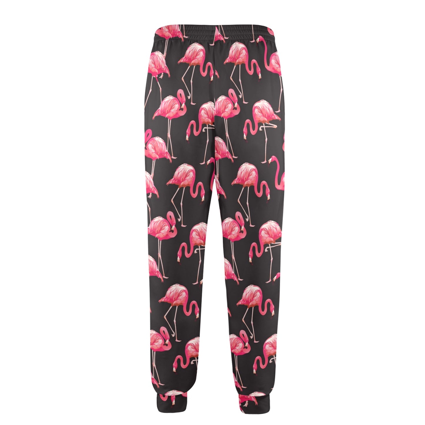 Flamingo Design Print Pattern JJ0182 Men's Casual Track Pants