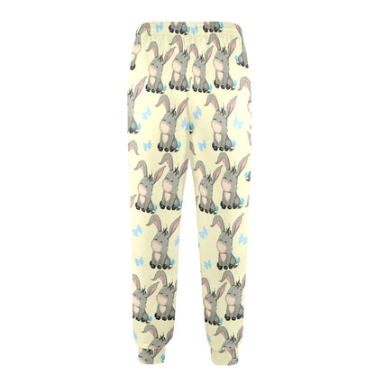 Donkey Baby Pattern Print Design 02 Men's Casual Track Pants