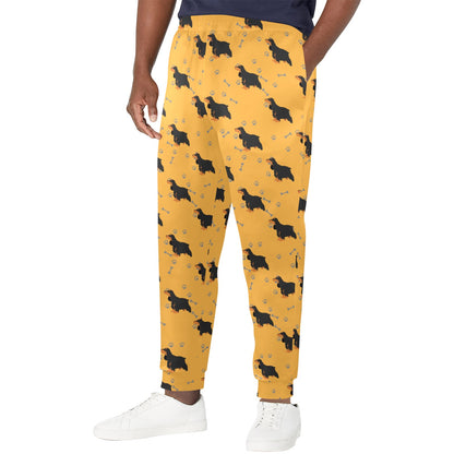 Cocker Pattern Print Design 01 Men's Casual Track Pants