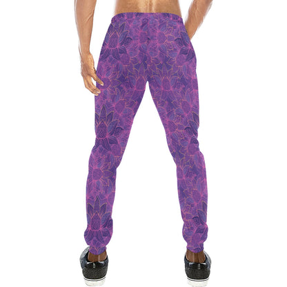 Bohemian Lotus Mandala Style Men's Sweatpants