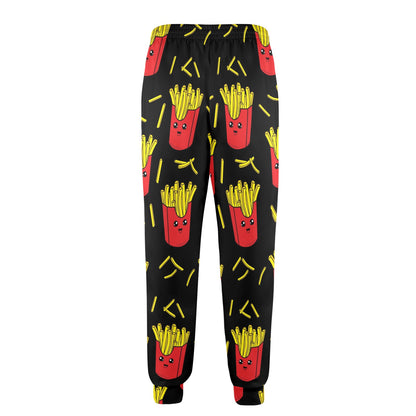 French Fried Pattern Print Design 03 Men's Casual Track Pants