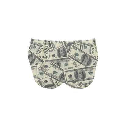 Dollar Pattern Print Design DO02 Men's Swimming Briefs