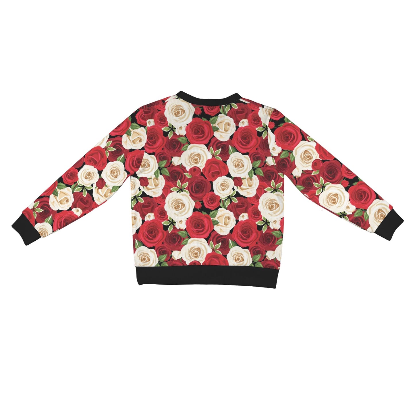 Rose Pattern Print Design RO06 Women's Cardigan