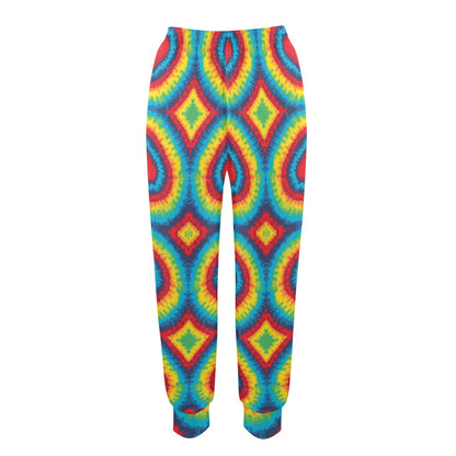 Tie Dye Heart shape Women's Casual Track Pants