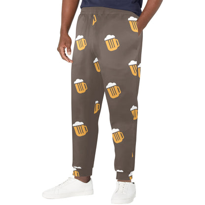 Beer Pattern Print Design 01 Men's Casual Track Pants