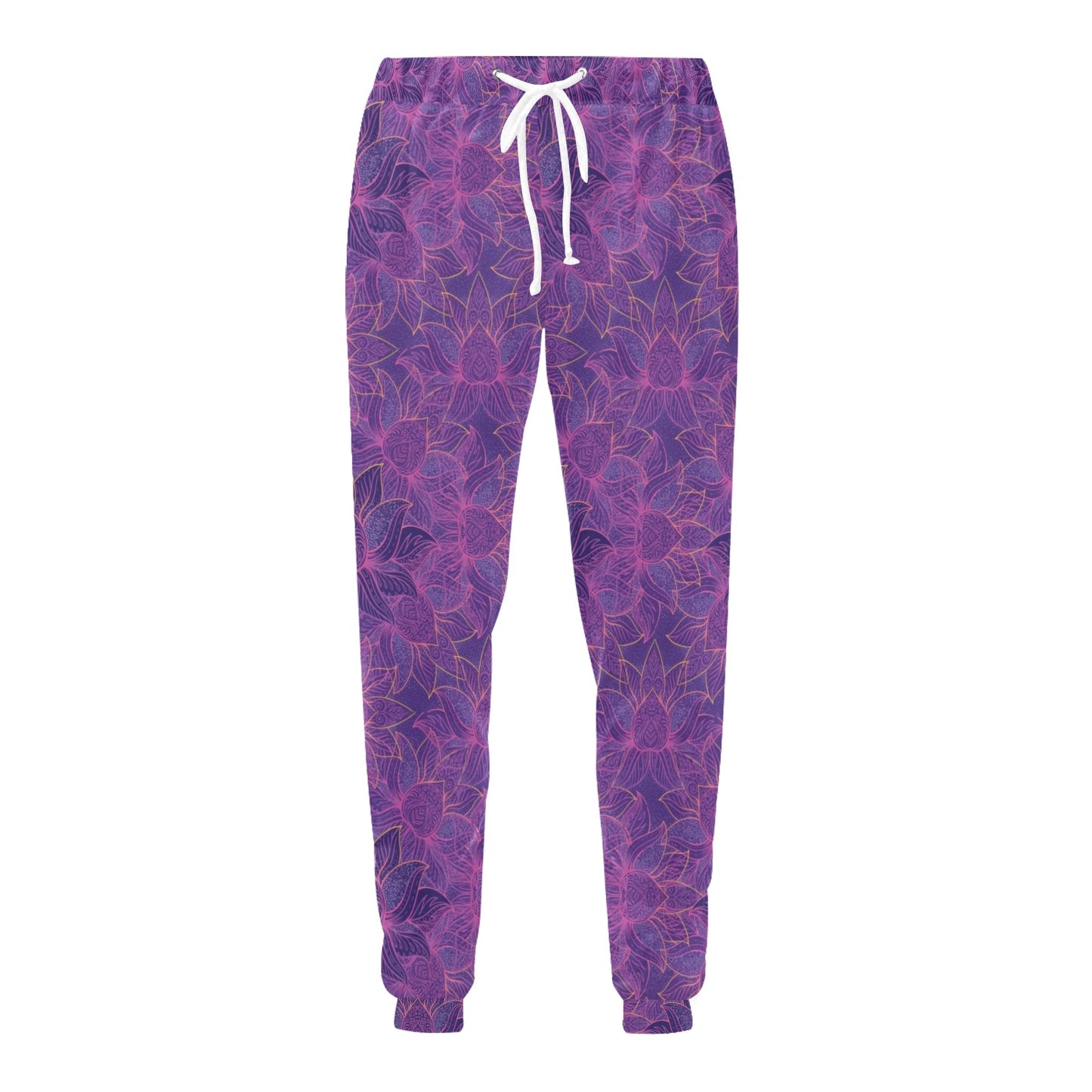 Bohemian Lotus Mandala Style Men's Sweatpants