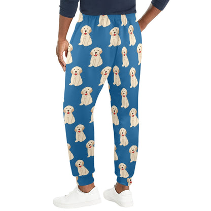 Golden Retriever Design Print Pattern JJ0279 Men's Casual Track Pants