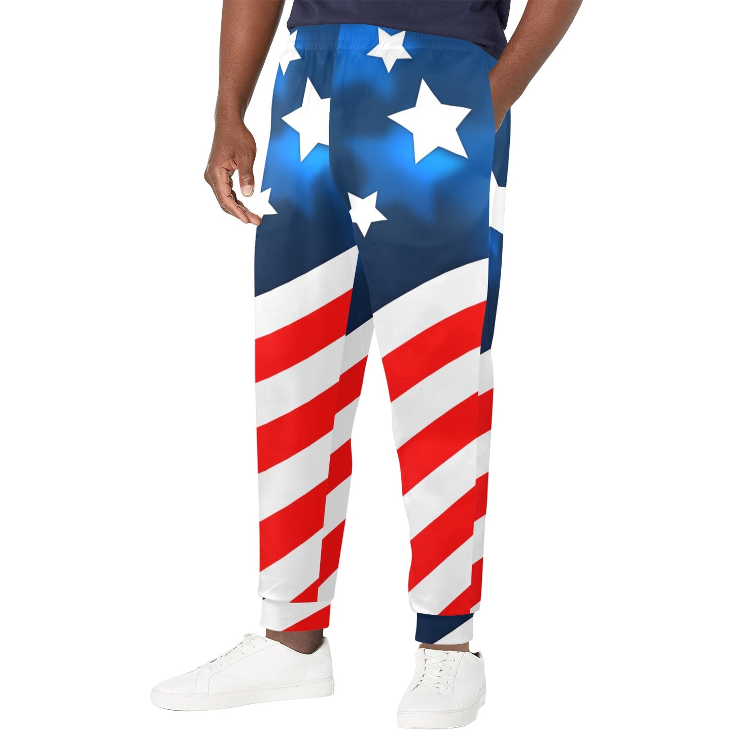 American flag Style Men's Casual Track Pants