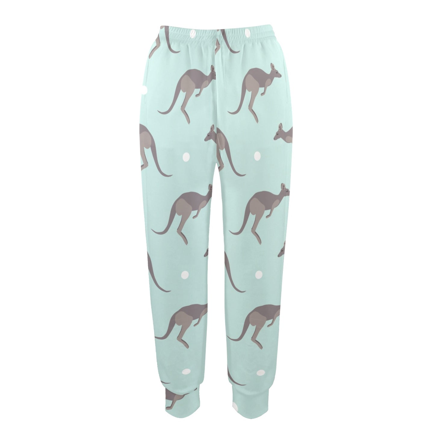 Kangaroos Pattern Print Design 04 Women's Casual Track Pants