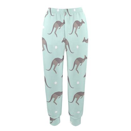 Kangaroos Pattern Print Design 04 Women's Casual Track Pants