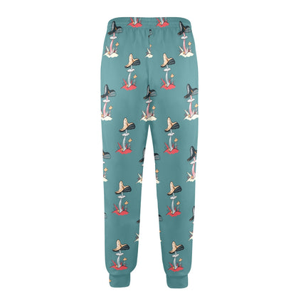 Mushroom Pattern Print Design A04 Men's Casual Track Pants