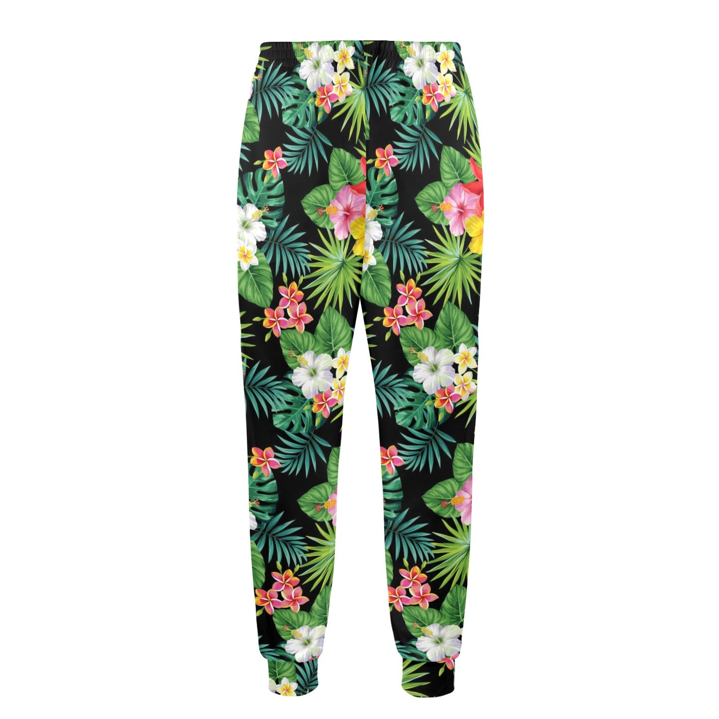 Hibiscus Hawaiian flower tropical Men's Casual Track Pants