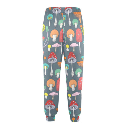 Mushroom Pattern Print Design A03 Men's Casual Track Pants