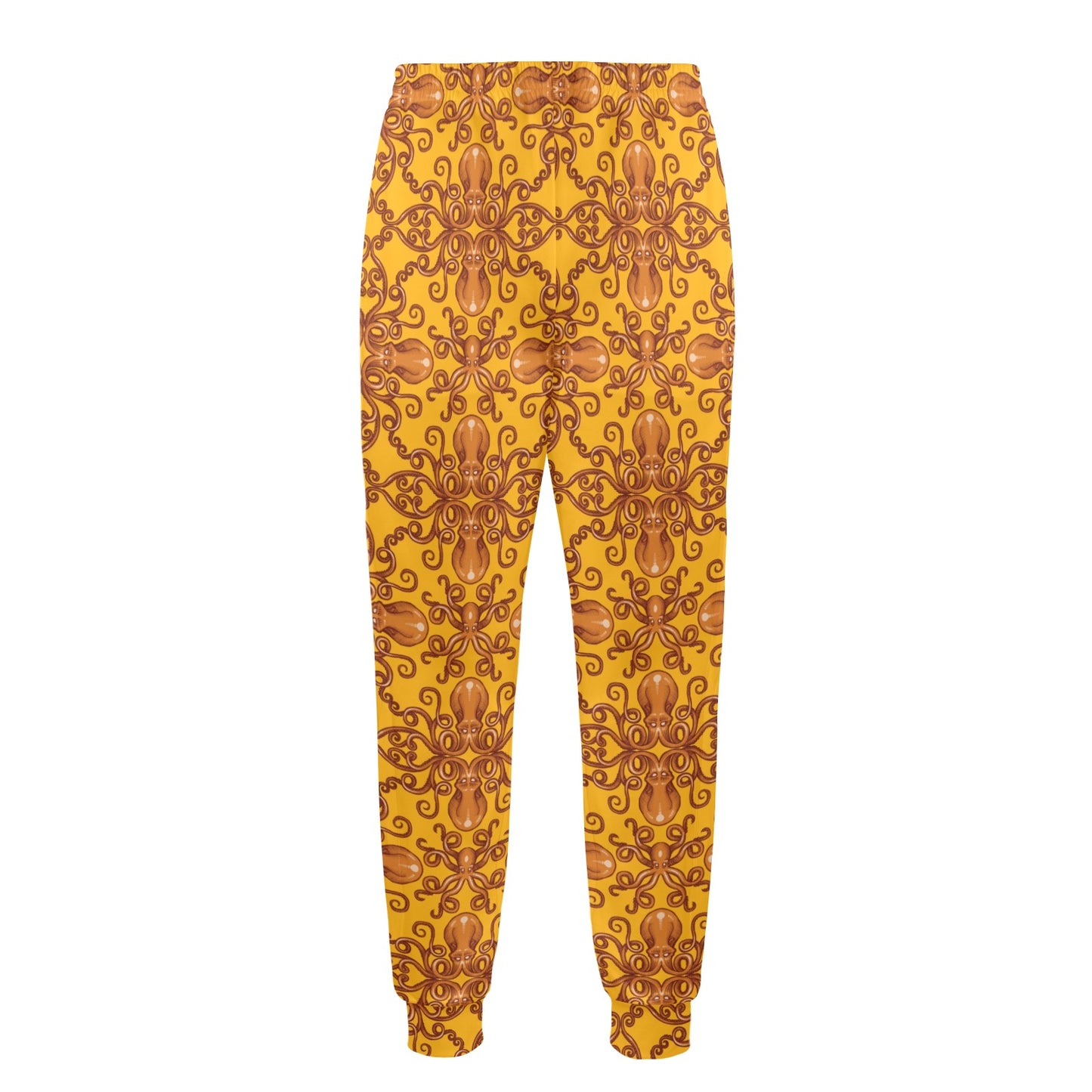 Octopus Background Design Print Men's Casual Track Pants