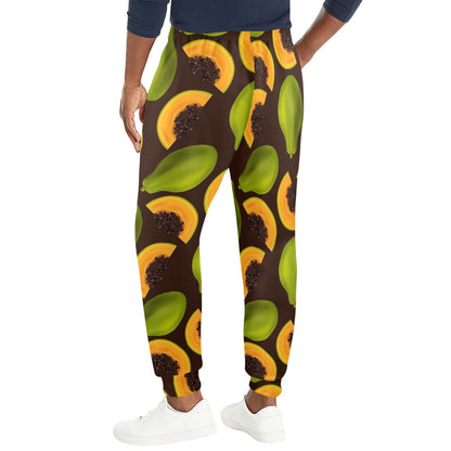 Papaya Pattern Print Design PP04 Men's Casual Track Pants