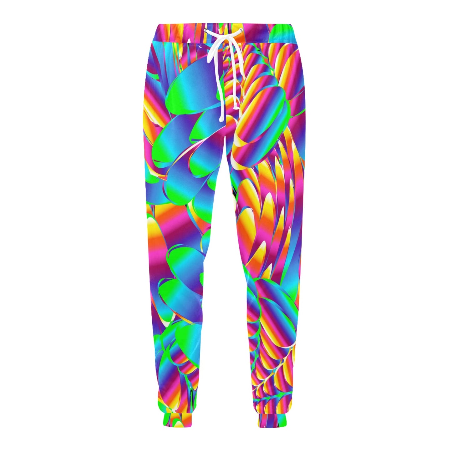 Psychedelic Trippy Pattern Men's Sweatpants