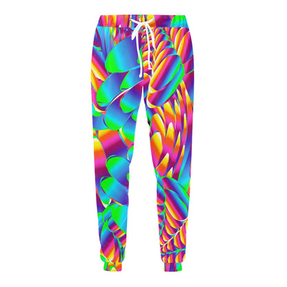 Psychedelic Trippy Pattern Men's Sweatpants