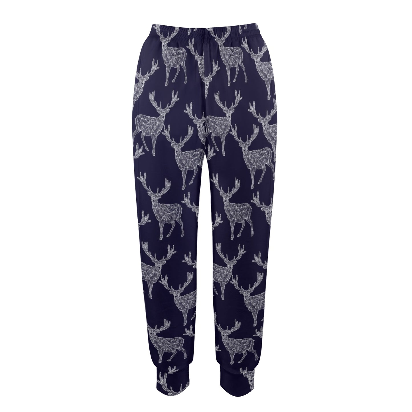 elk Design Print Pattern JJ0196 Women's Casual Track Pants