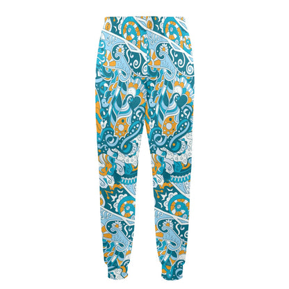 Funky Retro Pattern Print Design A03 Men's Casual Track Pants