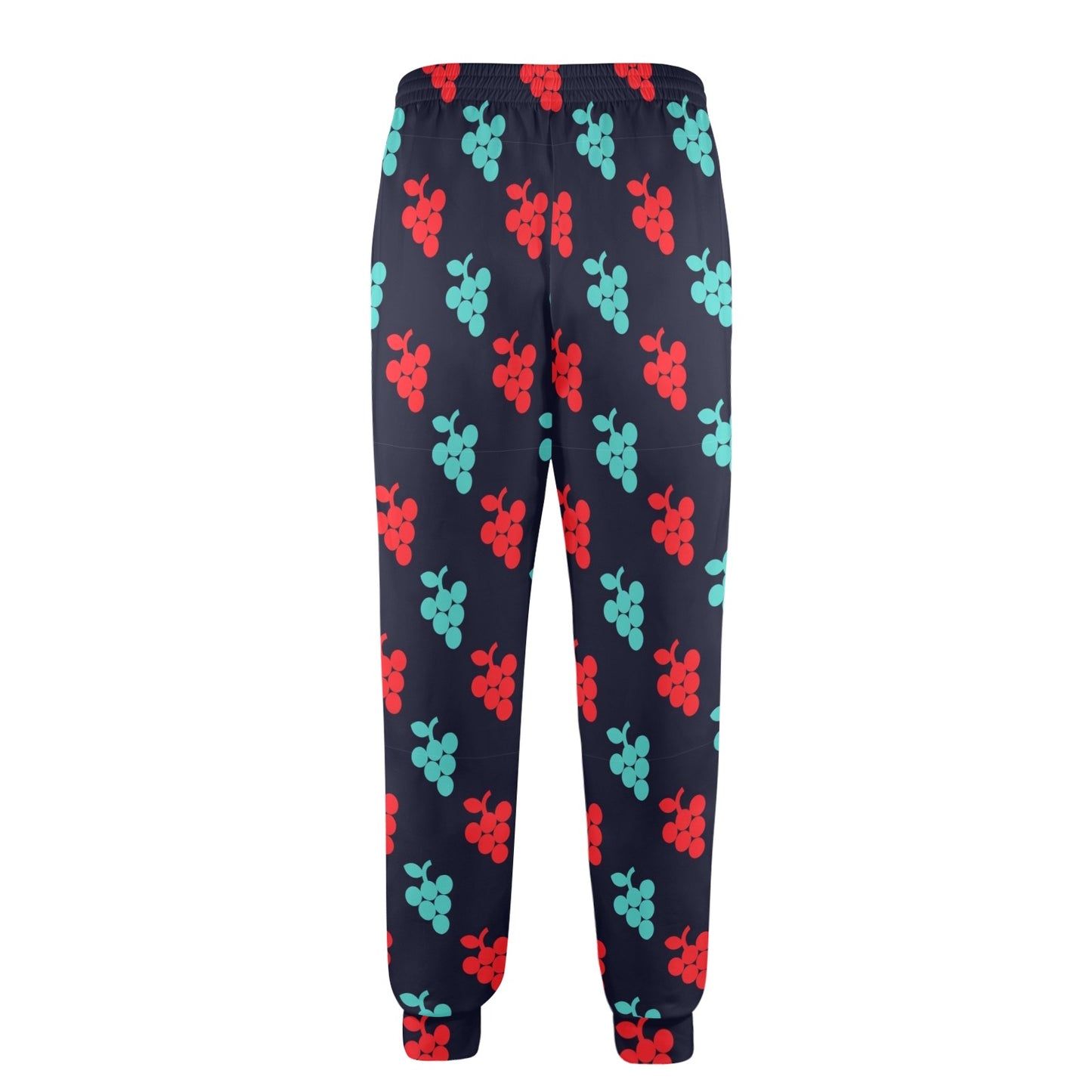 Grape Pattern Print Design GP07 Men's Casual Track Pants