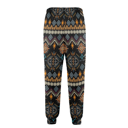 Ethnic Design Print Pattern JJ0135 Men's Casual Track Pants