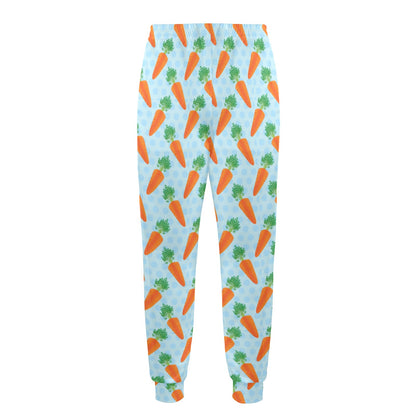 Carrot Pattern Print Design 01 Men's Casual Track Pants