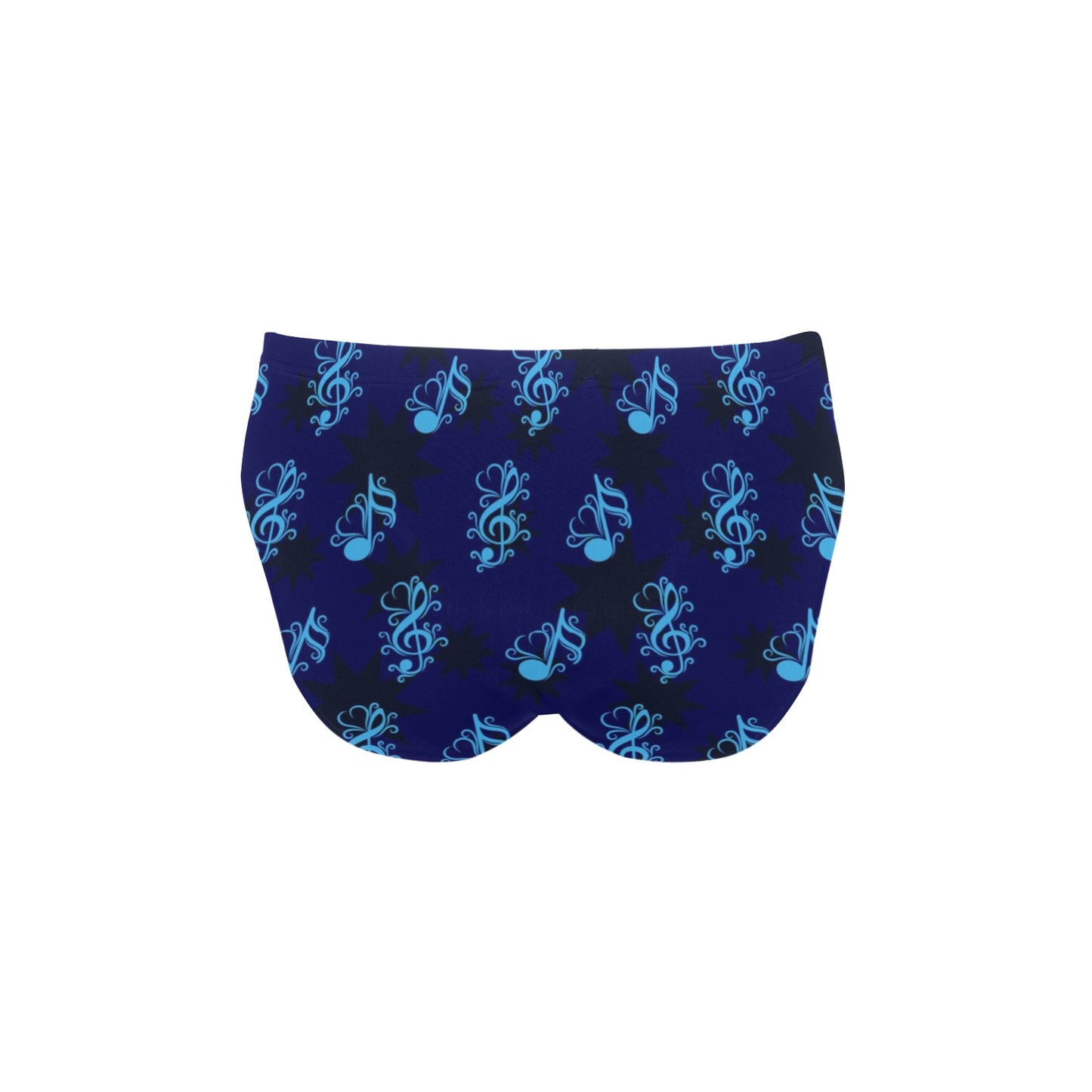 Music note Pattern Print Design A04 Men's Swimming Briefs