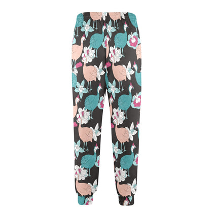 Guinea Fowl Pattern Print Design 03 Men's Casual Track Pants